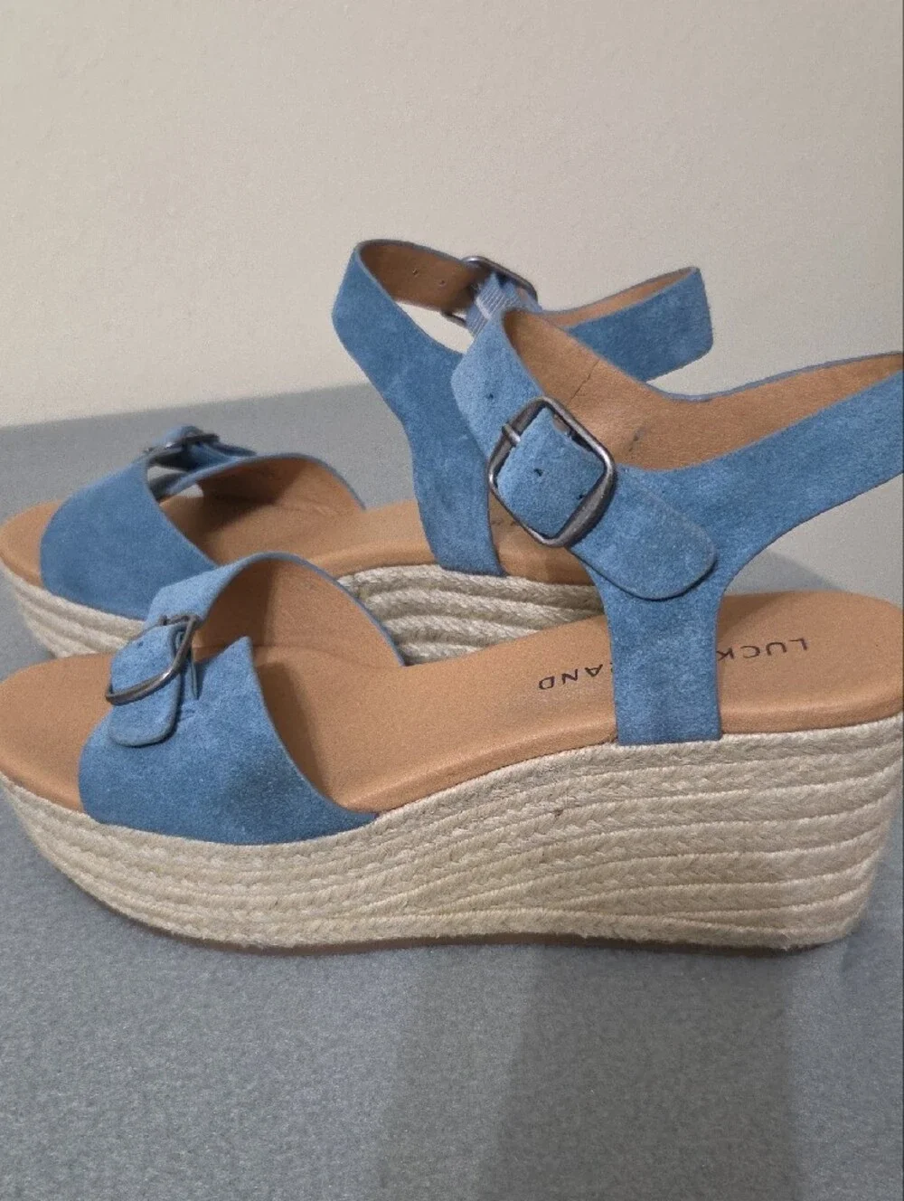 Lucky Brand Light Blue Leather 3
